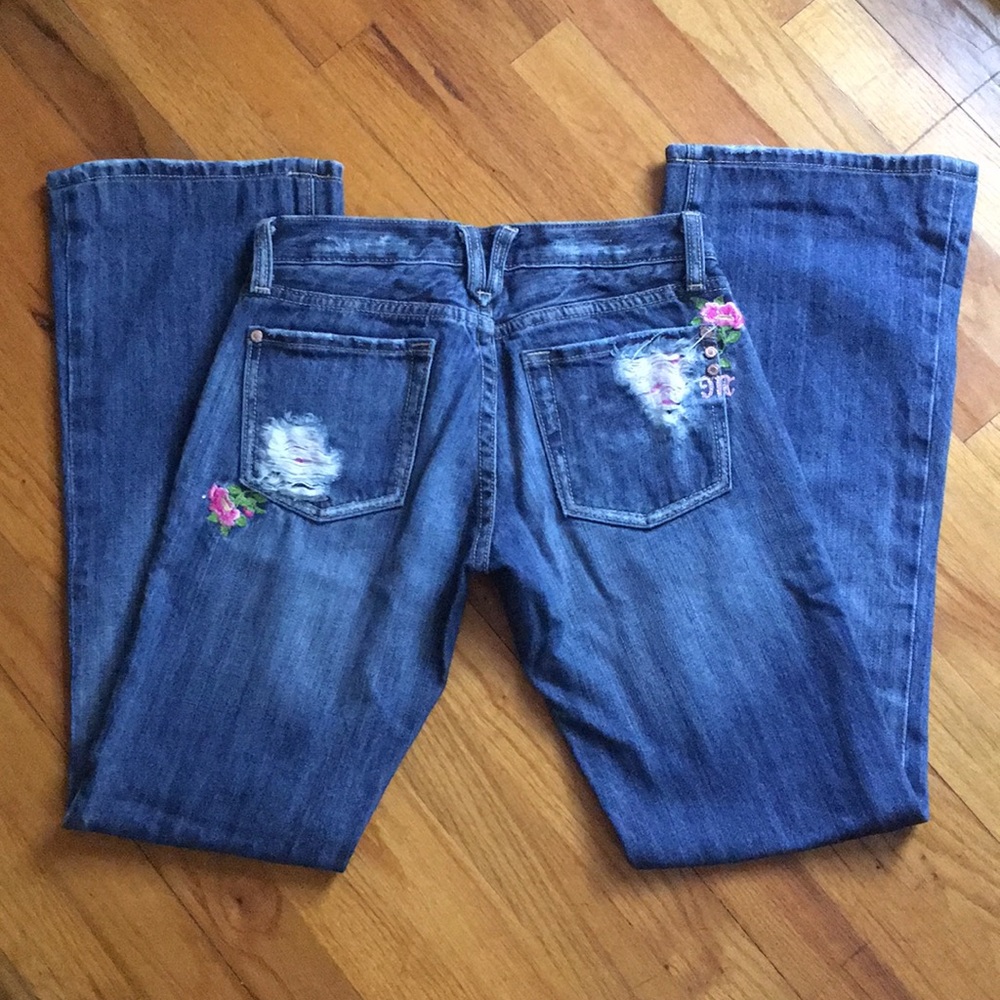 Miss Me Pink Flower jeans
